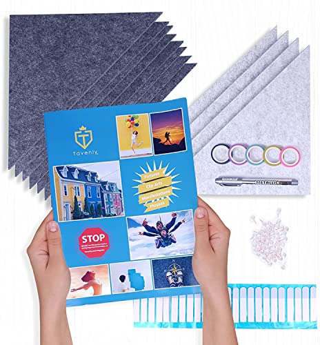 Tavenly 2024 Vision Board Kit for Adults - Memo Board & Vision Board with Supplies for Wall - Dream Board, Office Bulletin Organizer - Fabric Memo Board - Inspirational Decorative Mood Canvas